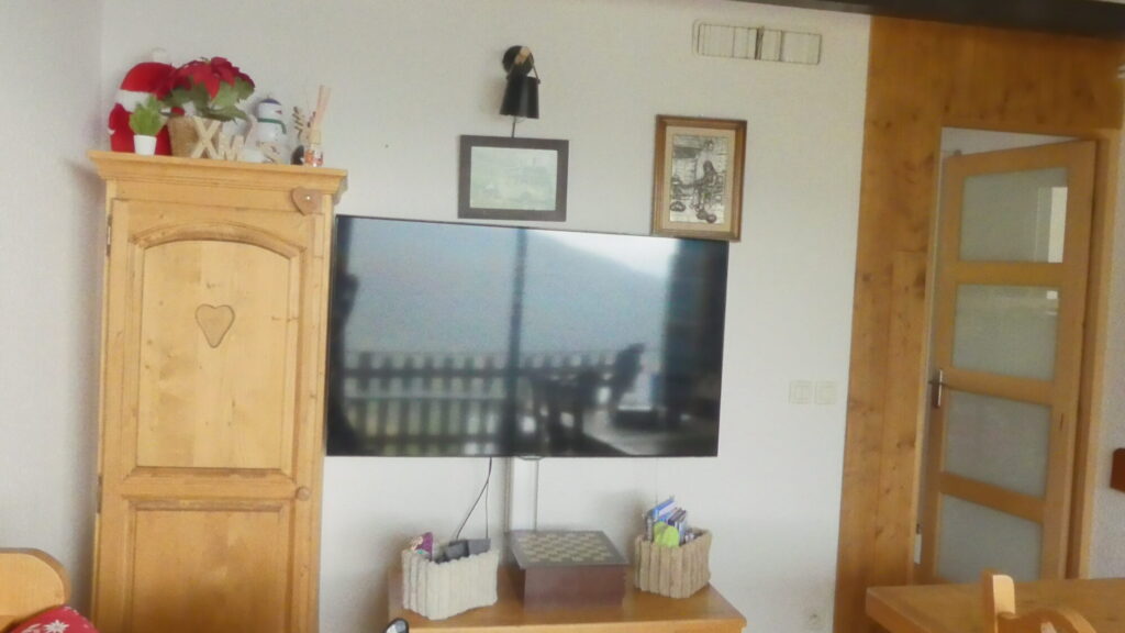 Séjour avec télévision écran plat